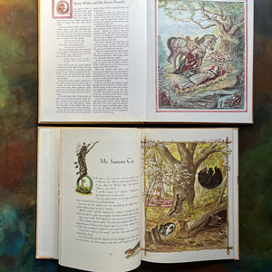 The Tasha Tudor Book of Fairy Tales & Tasha Tudor's Bedtime Book-classic children's stories-view of the illustrations