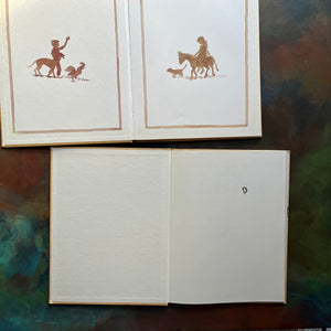 The Tasha Tudor Book of Fairy Tales & Tasha Tudor's Bedtime Book-classic children's stories-view of the inside covers