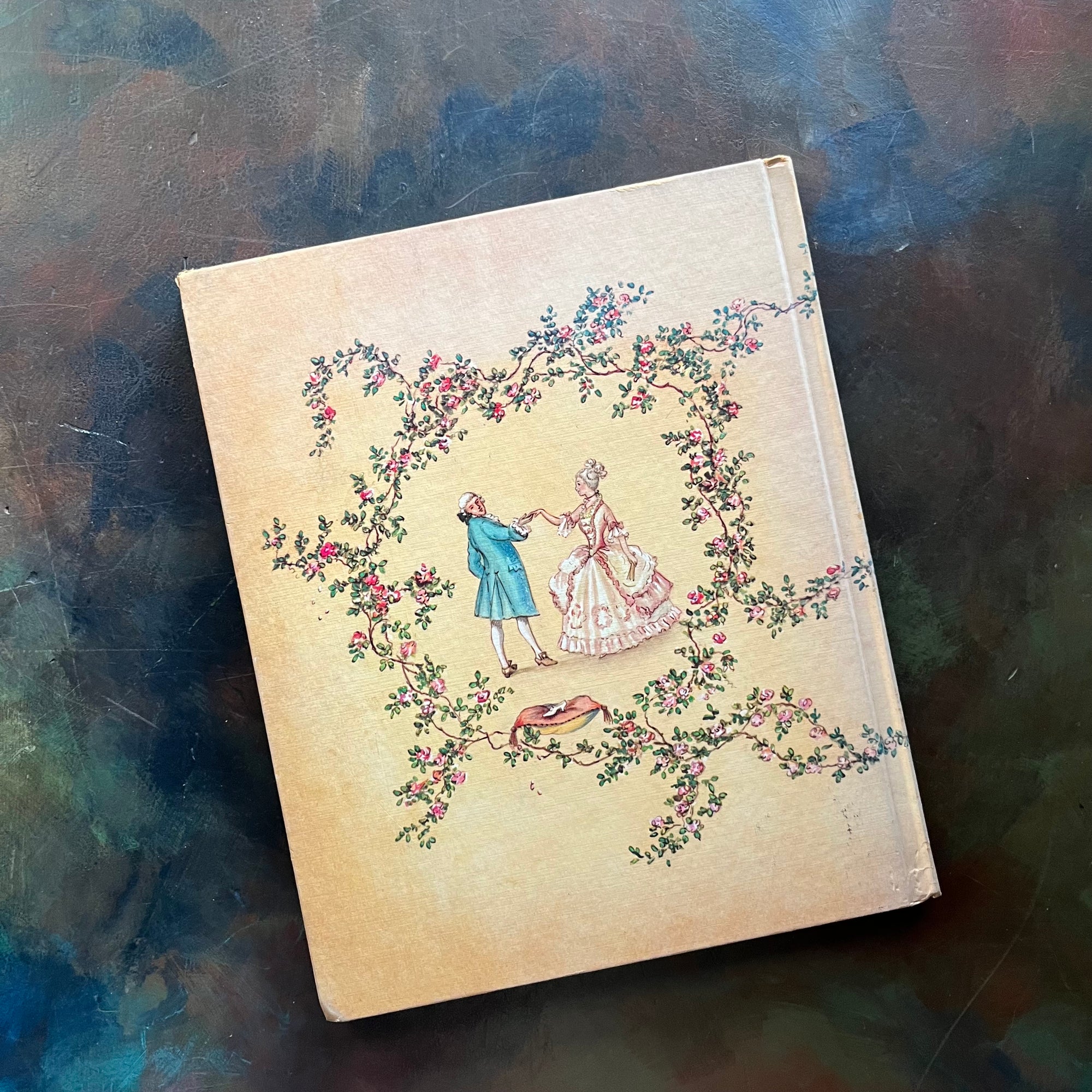 The Tasha Tudor Book of Fairy Tales selected, edited & illustrated by Tasha Tudor-vintage children's book-vintage fairy tales-vintage short stories-view of the back cover