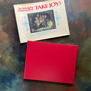 The Tasha Tudor Christmas Book Take Joy!-vintage Christmas Book-Songs, Stories, Poems-Family Christmas Activities-view of the front cover