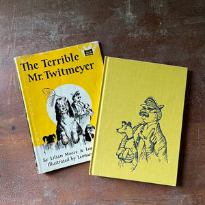 vintage children's chapter book, This is an Easy to Read Book, Step Into Reading - The Terrible Mr. Twitmeyer written by Lilian Moore & Leone Adelson with illustrations by Leonard Shortall - view of the front cover