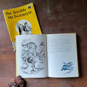vintage children's chapter book, This is an Easy to Read Book, Step Into Reading - The Terrible Mr. Twitmeyer written by Lilian Moore & Leone Adelson with illustrations by Leonard Shortall - view of the illustrations
