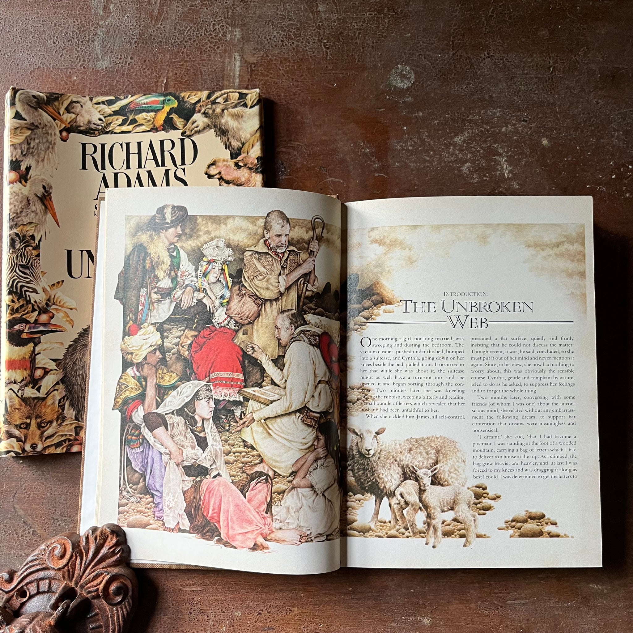 Stories & Fables The Unbroken Web by Richard Adams - Log Cabin Vintage