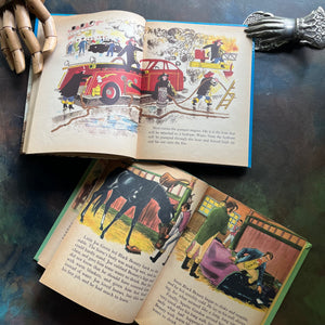 The Wonder Book of Firemen and Fire Engines-Black Beauty Retold for Little Children-1950s-children's picture books-Wonder Books-view of the illustrations