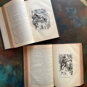 The Works of Charles Dickens Collier's Unabridged Editions-Volume V and Volume VI-Classic English Literature-view of the illustrations