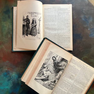 The Works of Charles Dickens Collier's Unabridged Editions-Volumes III and Volumes IV-Classic Literature-collectible editions-view of the illustrations