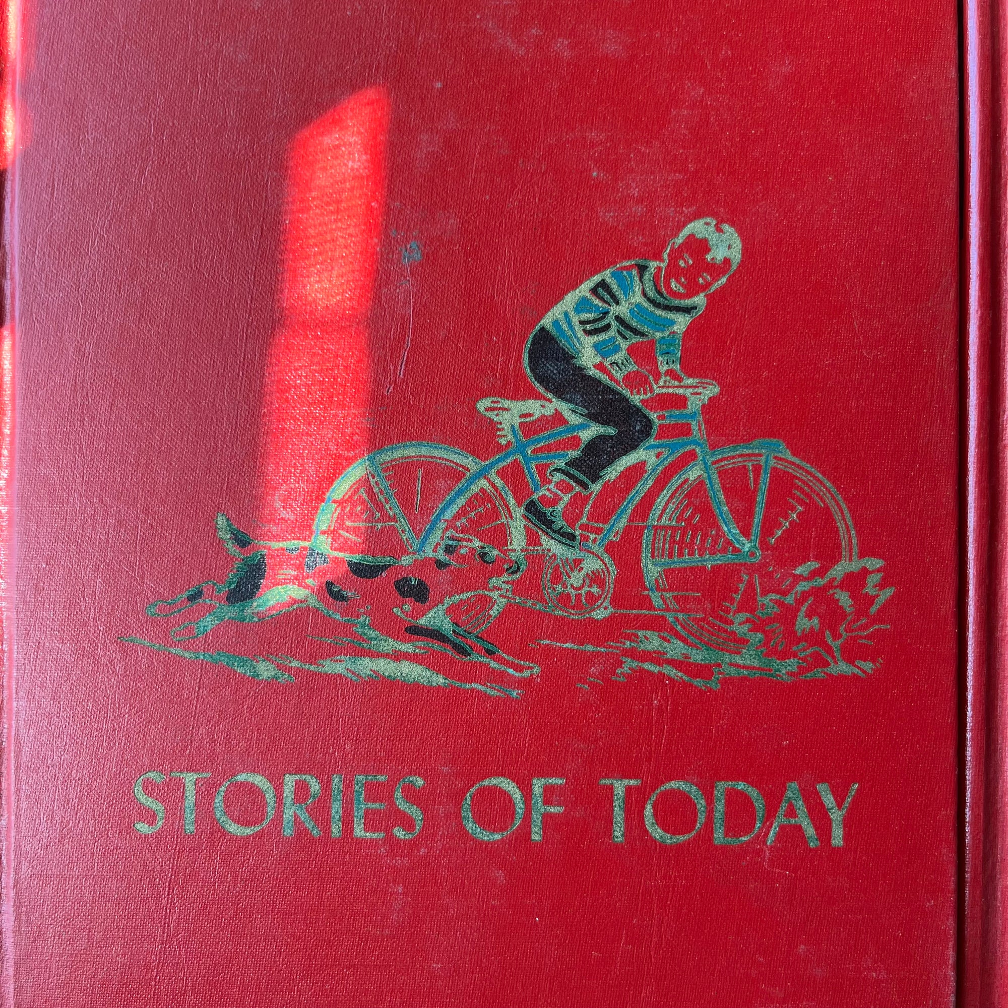 vintage children's storybook set - The Children's Hour Complete 16 Volume Book Set - view of the inside cover - view of the closeup of Stories Today Cover