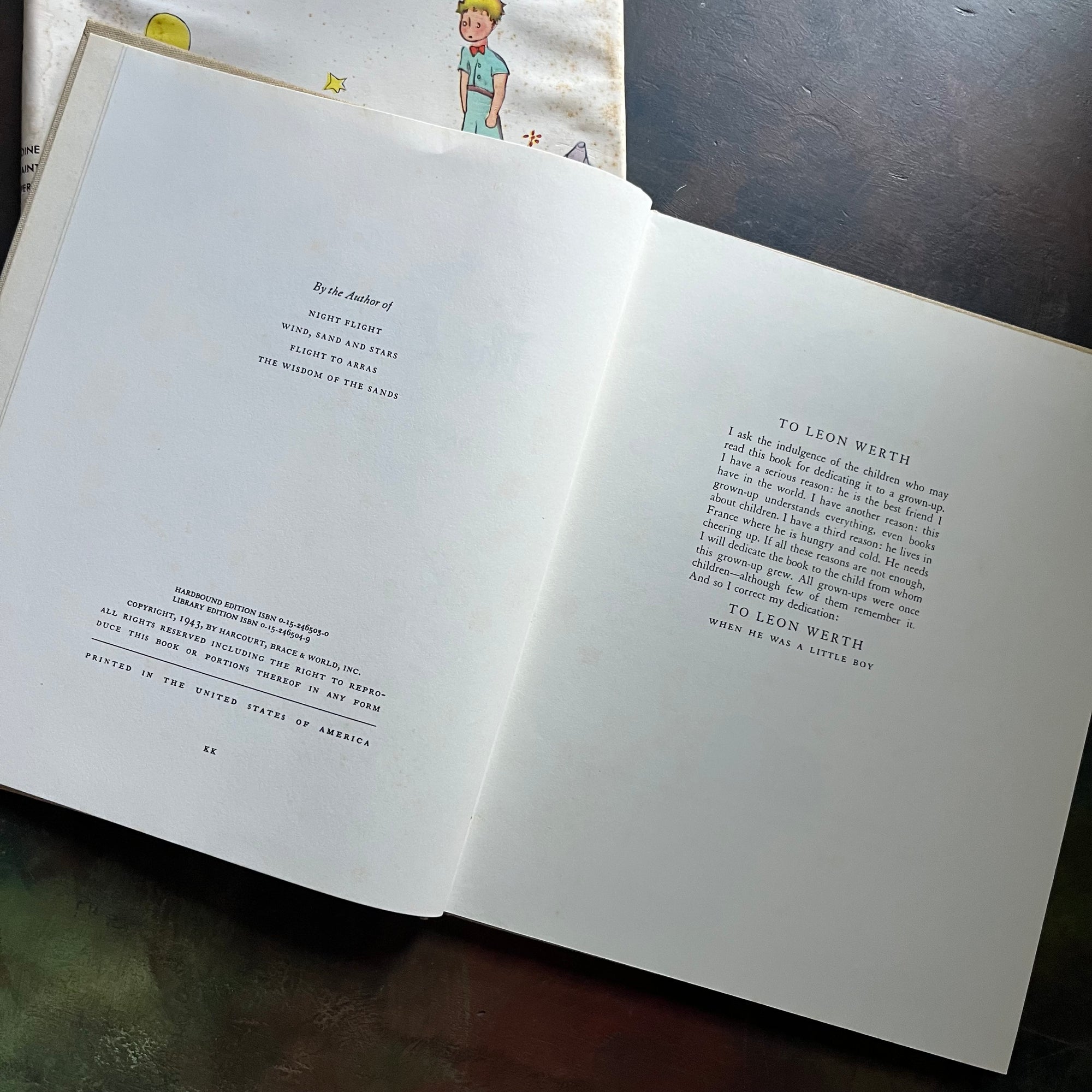 The Little Prince by Antoine De Saint-Exupery - 1963 Early Edition with Dust Jacket