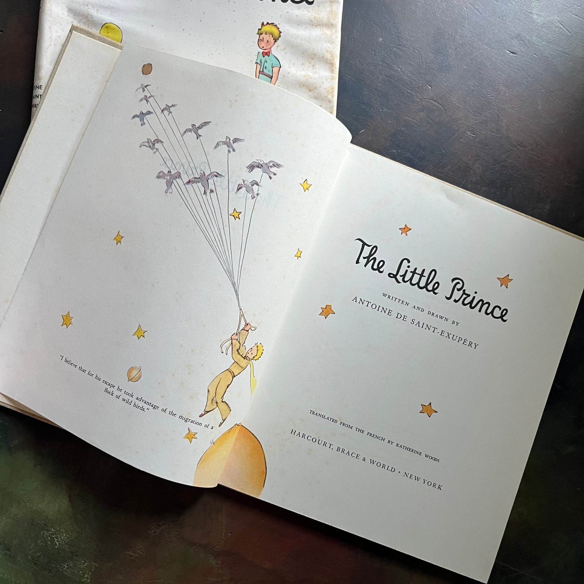 The Little Prince by Antoine De Saint-Exupery - 1963 Early Edition with Dust Jacket