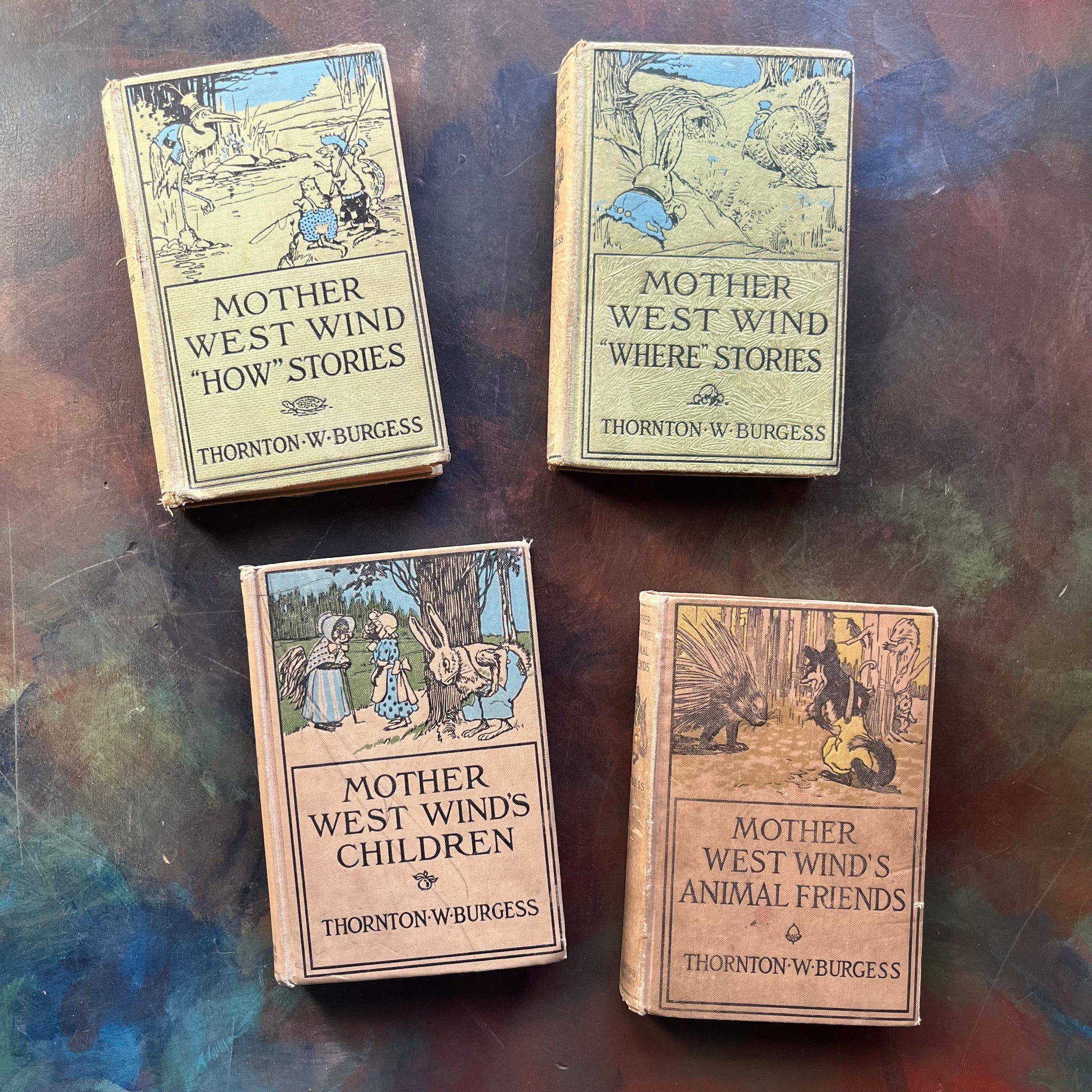 Thornton Burgess Mother West Wind Books Set – Vintage Children’s Animal Stories | Illustrated by Harrison Cady