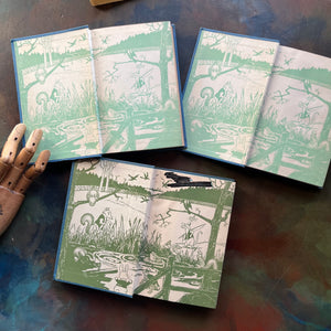 Thornton W. Burgess Animal Story Books-Mother West Wind Where Stories-Mother West Wind Why Stories-Mother West Wind's Neighbor-favorite read alouds-view of the inside covers