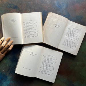 Set of Three illustrated Thornton Burgess Bedtime Story-Books-The Adventures of Reddy Fox-The Adventures of Peter Cottontail, and The Adventures of Ol' Mistah Buzzard-animal children's stories-vintage children's books - read aloud books-view of the copyright & contents pages