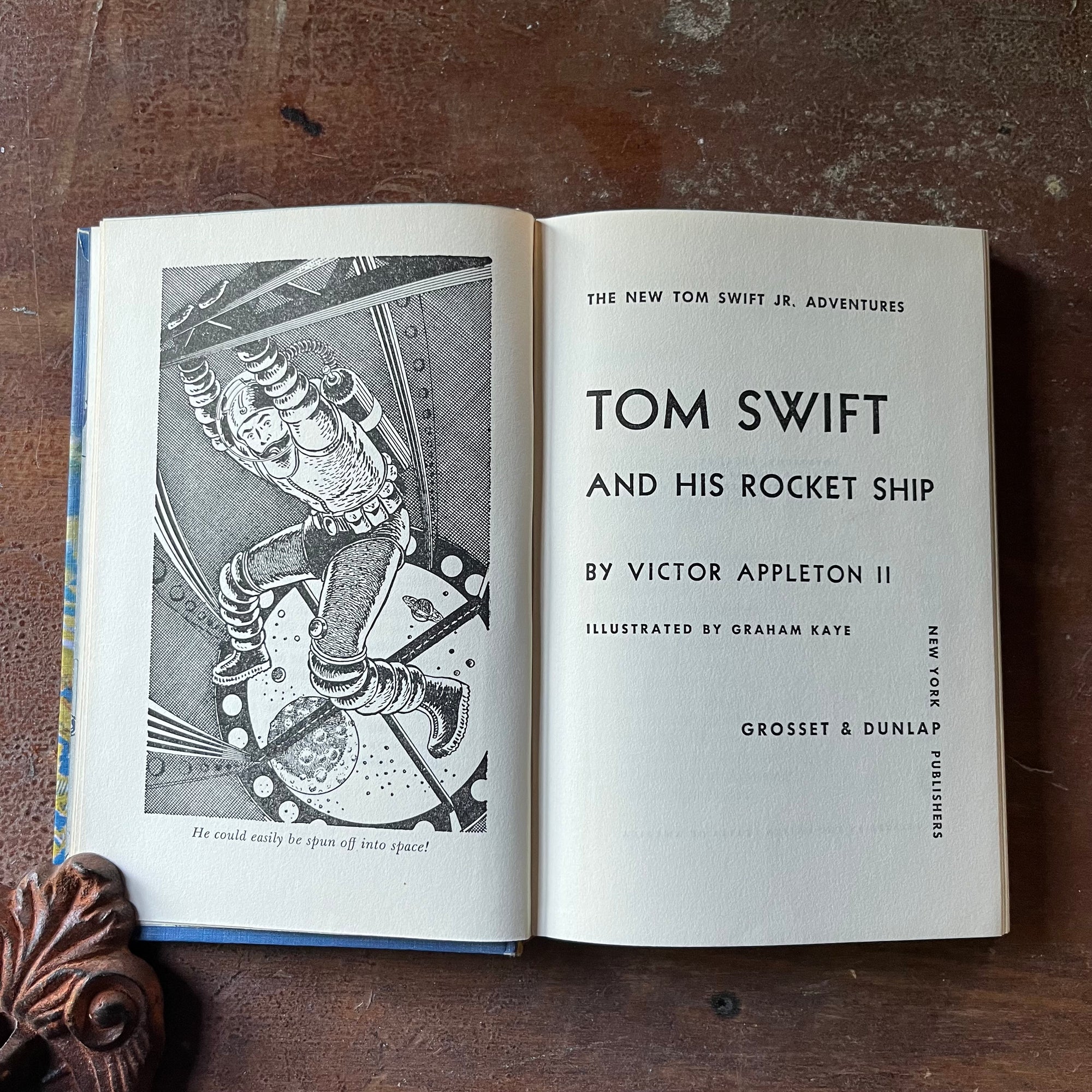 Victor Appleton Tom Swift and His Rocket Ship #3 by Victor Appleton II - Log Cabin Vintage