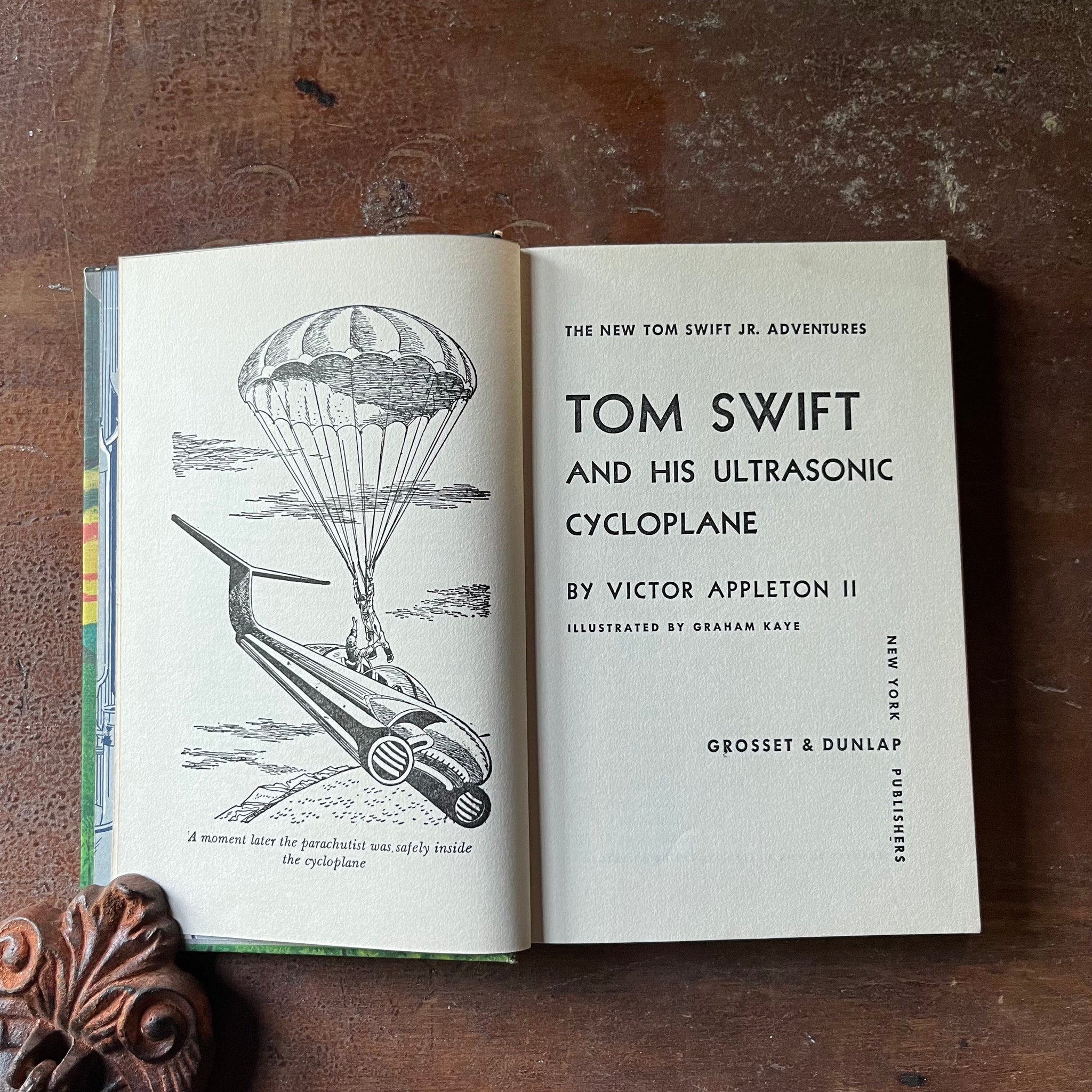 Victor Appleton Tom Swift and His Ultrasonic Cycloplane #10 by Victor Appleton II - Log ...