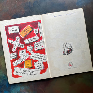 Trucks at Work Written by Mary Elting-pictures by Ursula Koering-1946 Vintage Picture Book-view of the inside cover