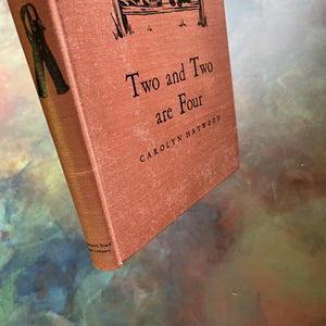 Two and Two are Four Written & illustrated by Carolyn Haywood-vintage children's chapter book-first edition-1940 A Wartime Book-view of the condition of the cover