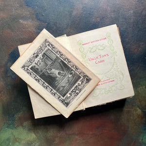Uncle Tom’s Cabin written by Harriet Beecher Stowe-1907 Henry Altemus Petit Trianon Edition-classic American Literature-view of the frontispiece removed from the book but still included with the purchase