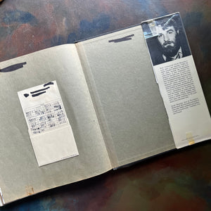 Underground by David Macaulay-explore infrastructure under your city-pen and ink illustrations-view of the back, inside cover with original library pocket still intact