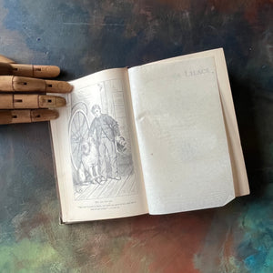 Under the Lilacs written by Louisa May Alcott-antique children's book-antique book-Robert Brothers 1896-view of the frontispiece