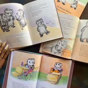 Vintage Frances Book Set by Russell Hoban-Bread and Jam for Frances-Birthday for Frances-Best Friends for Frances–Classic Children's Picture Books-view of the illustrations