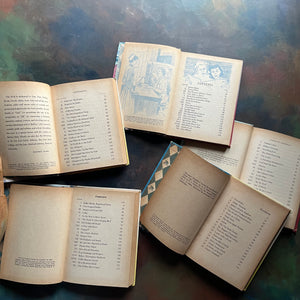 Vintage Kathy Martin Nurse Book Set–First 5 Books–1950s–1960s Nursing Adventure Series-vintage children's chapter books-view of the copyright & contents pages