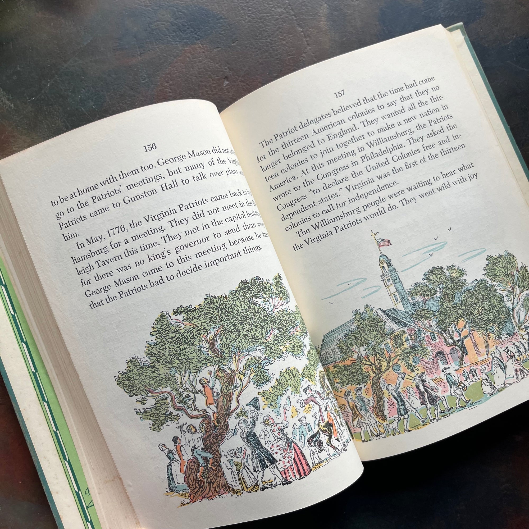 Virginia's History & Geography-Our Home Virginia & The World-vintage US History textbooks-America250-view of the illustrations