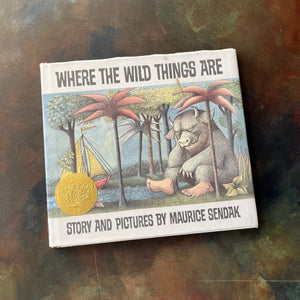 Where the Wild Things Are written & illustrated by Maurice Sendak-1991 25th Anniversary Edition-Caldecott Medal Winner-living children's picture book-collectible edition-view of the dust jacket's front cover