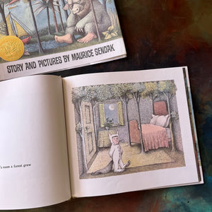 Where the Wild Things Are written & illustrated by Maurice Sendak-1991 25th Anniversary Edition-Caldecott Medal Winner-living children's picture book-collectible edition-view of the full-page, full-color illustrations