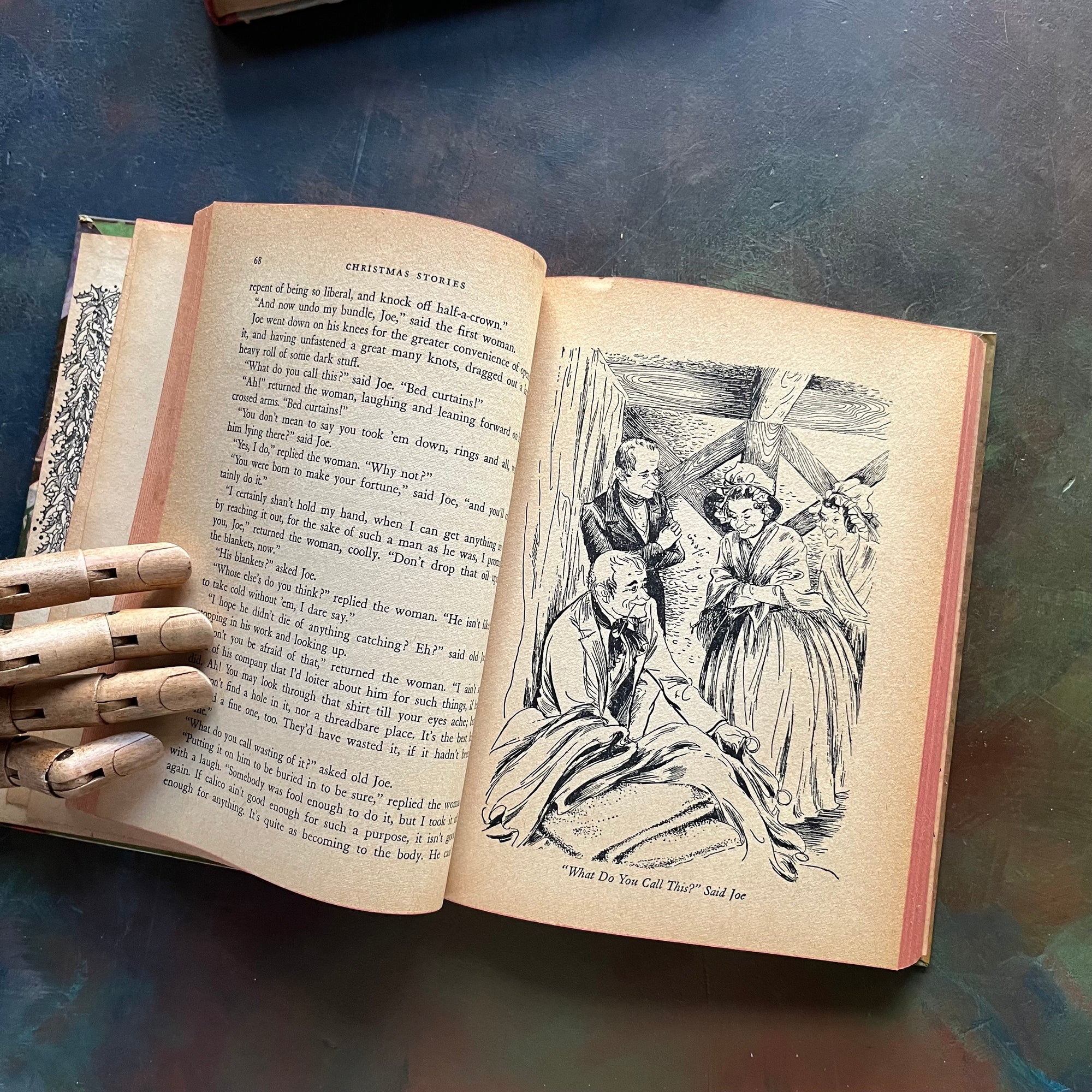 Pair of Vintage Children's Christmas Books:  Collins Children's Annual & Whitman Christmas Stories