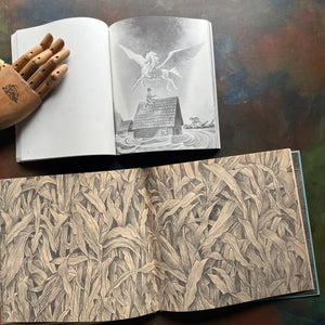 Set of three Wordless Picture Books Set–The Silver Pony by Lyn Ward, Unspoken by Henry Cole, and The Story of a Farm by John S. Goodall- Illustrated Children’s Books-view of the illustrations in The Silver Pony and Unspoken