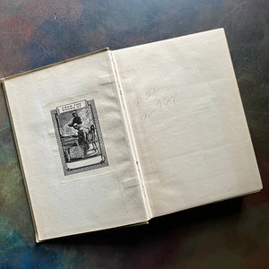 antique book-William Shakespear - Tales from Shakespeare by Charles & Mary Lamb-1924 edition-classic literature-copyright and one of the inscriptions noted in the book