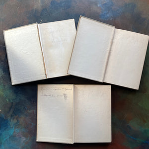 illustrated Thornton Burgess Bedtime Story-Books written by Thornton W. Burgess with illustrations by Harrison Cady-Sammy Jay-Paddy the Beaver-Prickly Porky-read aloud favorites-view of the inside covers