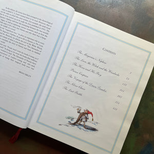 The Complete Chronicles of Narnia By C.S. Lewis - a HarperCollinsPublishers-edition-vintage children's-literature-fantasy-books-for-kids-view of the table of contents