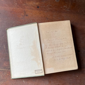 A Puzzling Pair by Amy Le Feuvre - view of the inside cover's end papers