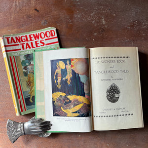 A Wonder Book and Tanglewood Tales by Nathaniel Hawthorne - view of the title page
