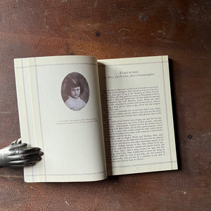 Alice's Adventures Under Ground by Lewis Carroll - view of the foreword page & photograph of Alice