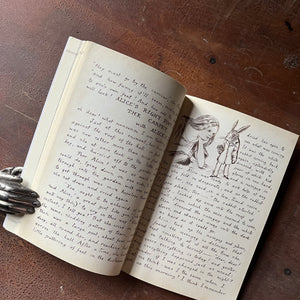 Alice's Adventures Under Ground by Lewis Carroll - view of the inside content - handwritten book pages
