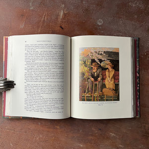 Log Cabin Vintage – vintage children’s book, children’s book, chapter book, Children's Classics Edition - Anne of Green Gables by Lucy Maud Montgomery with illustrations by Troy Howell - 1988 Children's Classics Edition - view of the full-color illustrations