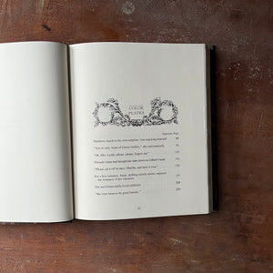 Log Cabin Vintage – vintage children’s book, children’s book, chapter book, Children's Classics Edition - Anne of Green Gables by Lucy Maud Montgomery with illustrations by Troy Howell - 1988 Children's Classics Edition - view of the contents