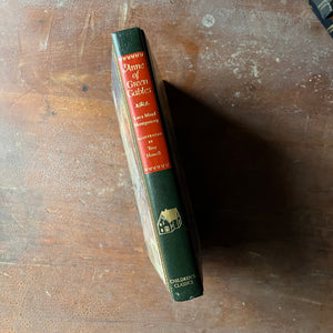 Log Cabin Vintage – vintage children’s book, children’s book, chapter book, Children's Classics Edition - Anne of Green Gables by Lucy Maud Montgomery with illustrations by Troy Howell - 1988 Children's Classics Edition - view of the spine