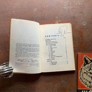 Bear Cub Scout & Wolf Cub Scout Books - copyright & table of contents