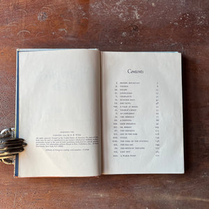 Log Cabin Vintage – vintage children’s book, children’s book, chapter book – Charlotte's Web by E. B. White with illustrations by Garth Williams 1952 Edition - view of the copyright & contents page