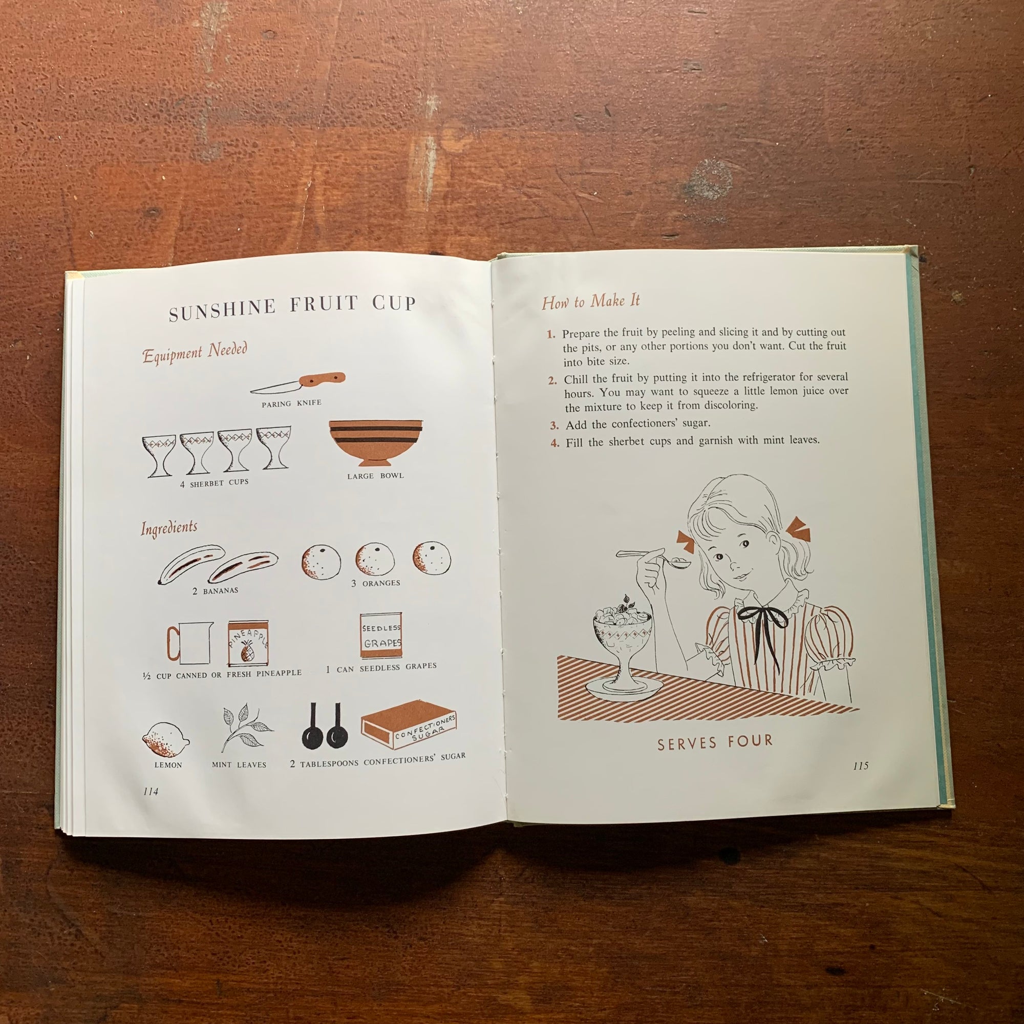 Cooking Is Fun 1962 Hardcover Vintage Cookbook for Kids by Alice D. Morton