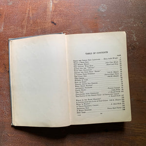 Facts and Fancies Book Four of The New Silent Readers Series - Table of Contents