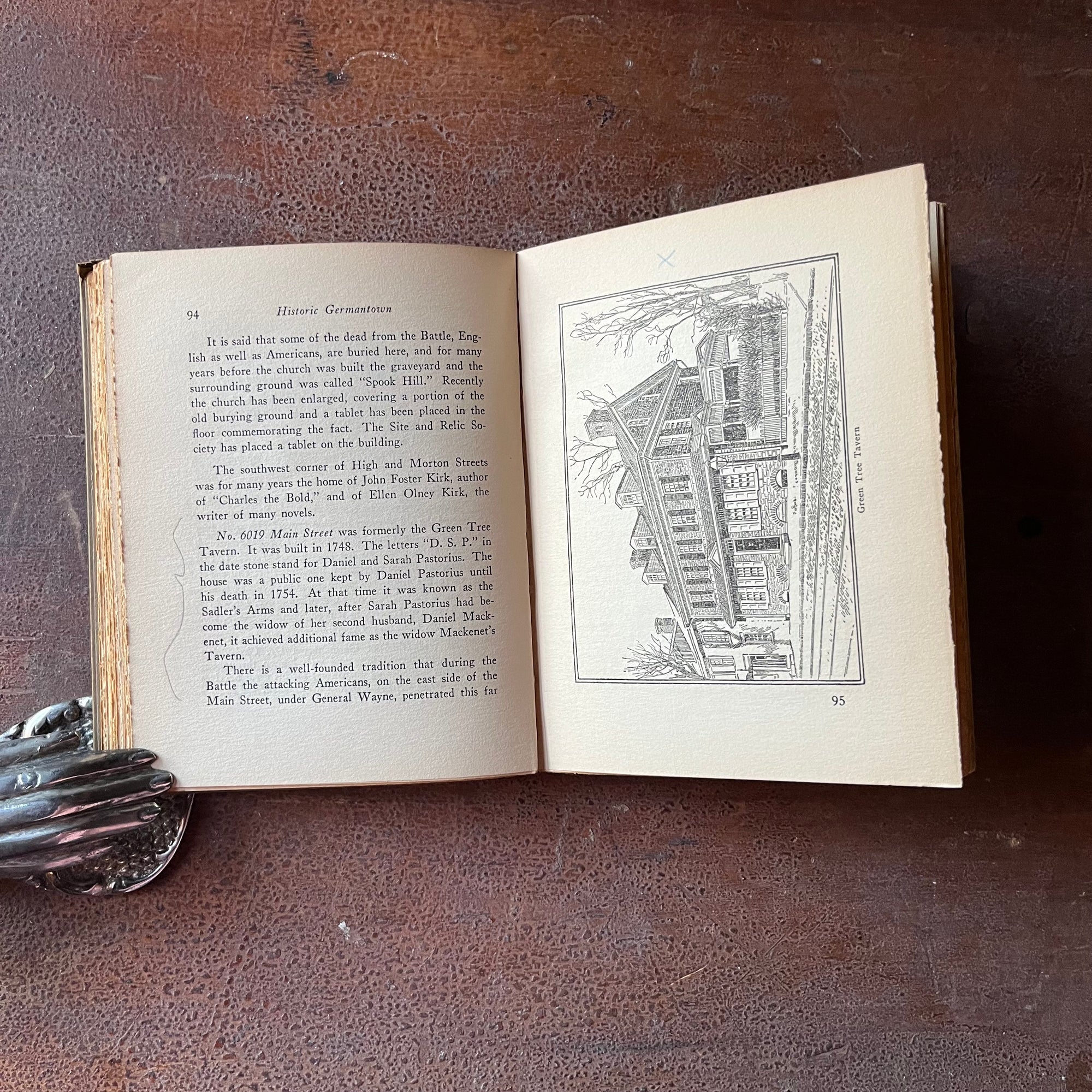 Guide Book to Historic Germantown Pennsylvania - Log Cabin Vintage