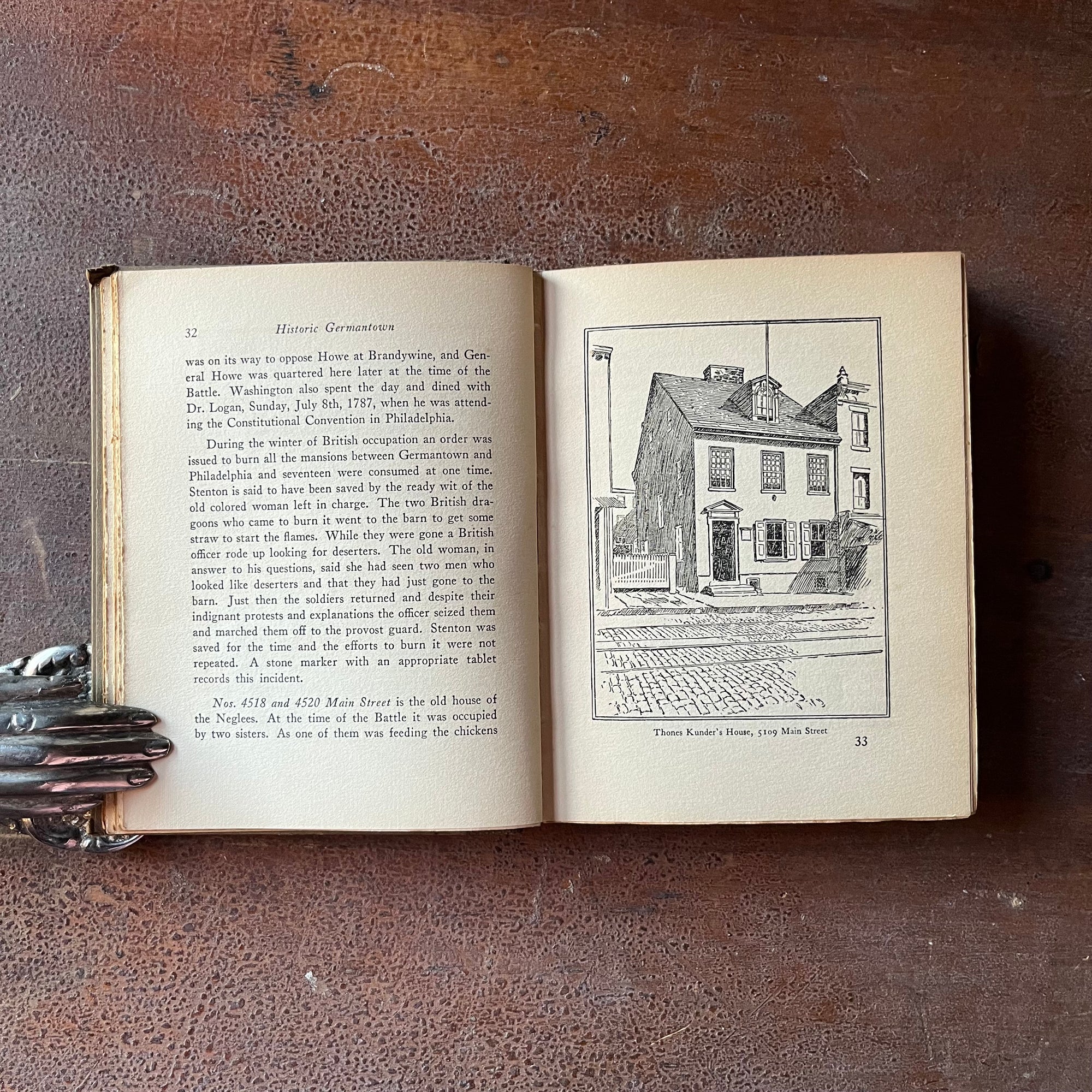 Guide Book to Historic Germantown Pennsylvania - Log Cabin Vintage
