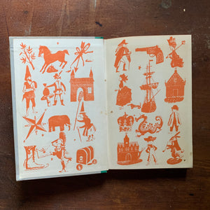 Hans Brinker or the Silver Skates by Mary Mapes Dodge - a 1954 Junior Deluxe Editions Children's Chapter Book - inside cover