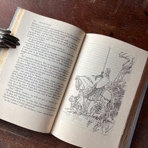 Log Cabin Vintage – vintage children’s book, children’s book, Junior Deluxe Editions – King Arthur and His Knights by Henry Firth - Illustrated by Henry C. Pitz - view of the full-page illustrations