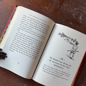 Log Cabin Vintage – vintage children’s book, children’s book, chapter book, living history book, history book, non-fiction, Landmark Series Book –The American Revolution by Bruce Bliven, Jr. - view of the illustrations at the chapter start for chapter 9