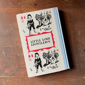 Little Lord Fauntleroy by Frances Hodgson Burnett - a 1954 Junior Deluxe Editions Children's Book - view of the back cover
